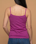 Camiseta tiras slim mujer - Rosa