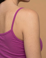 Camiseta tiras slim mujer - Rosa