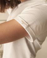 Camiseta básica tradicional para mujer - Blanco