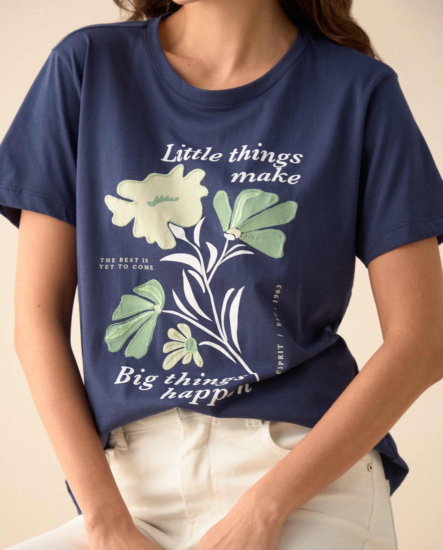 Camiseta de manga corta para mujer - Azul