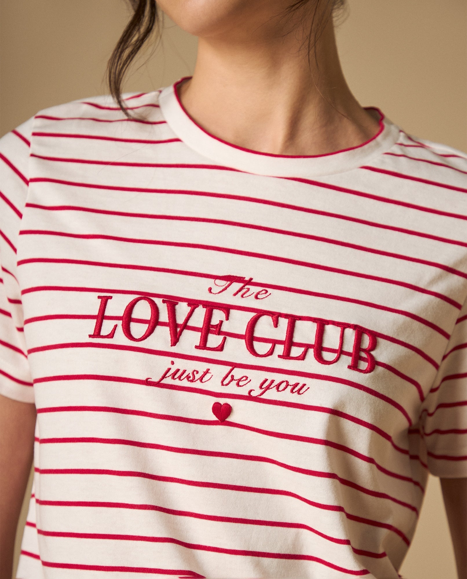 Camiseta manga corta con bordado decorativo - Crudo 34_101H008_CRU110602_3