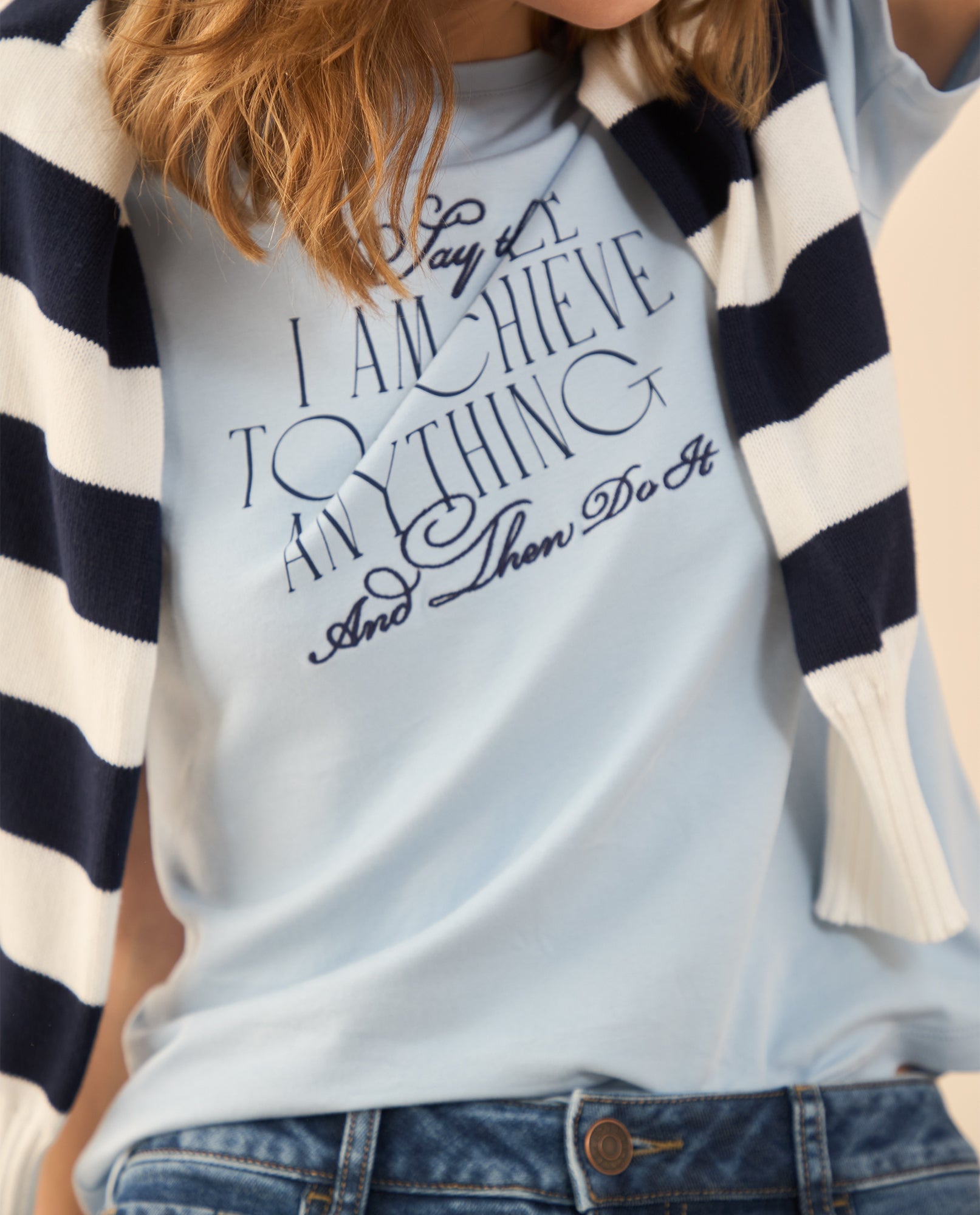 Camiseta básica manga corta para mujer - Azul 34_102G000_AZU154030_0