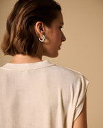 Camiseta Básica Oversized - Blanco