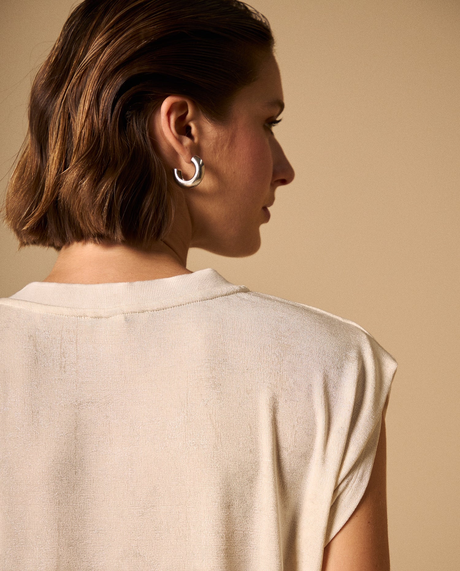 Camiseta Básica Oversized - Blanco