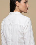Camisa slim fit mujer - Blanco