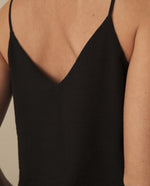 Camisa de tiras para mujer - Negro
