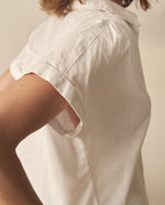 Camisa de botones para mujer - Blanco