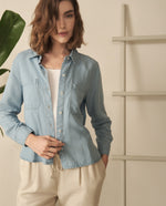 Camisa en denim para mujer - Azul
