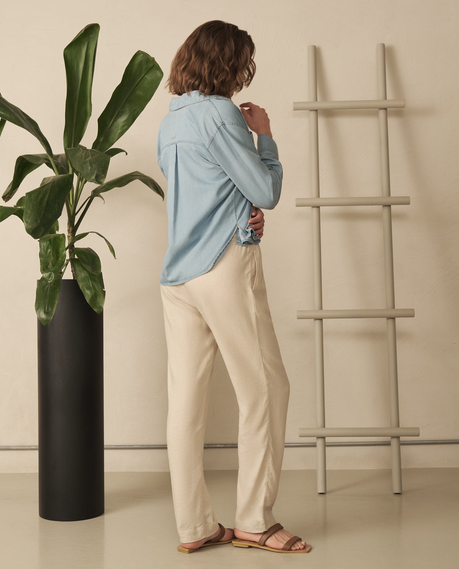 Camisa en denim para mujer - Azul