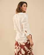 Camisa manga larga para mujer - Crudo