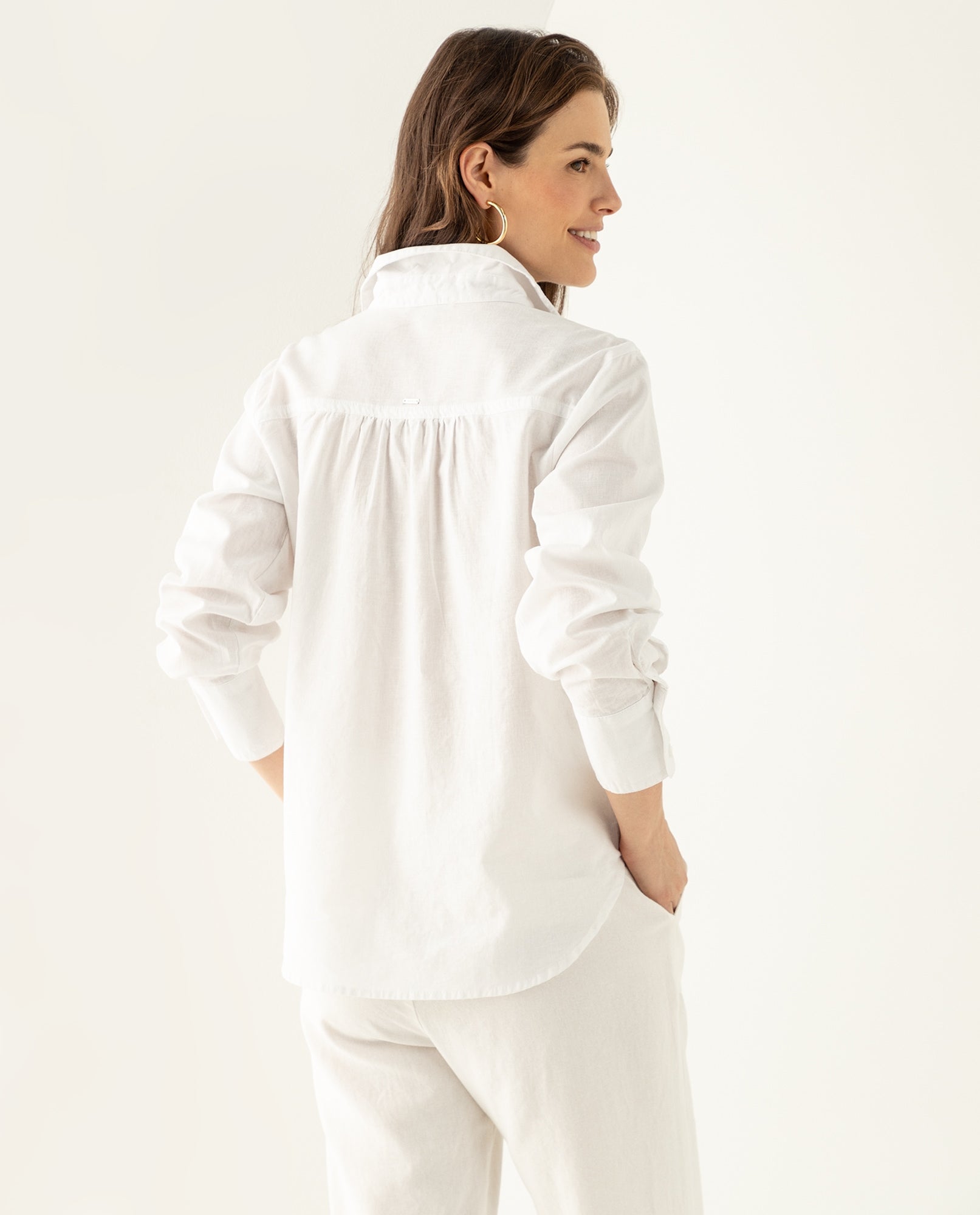 Camisa manga larga para mujer - Blanco 34_119E000_BLA114001_4