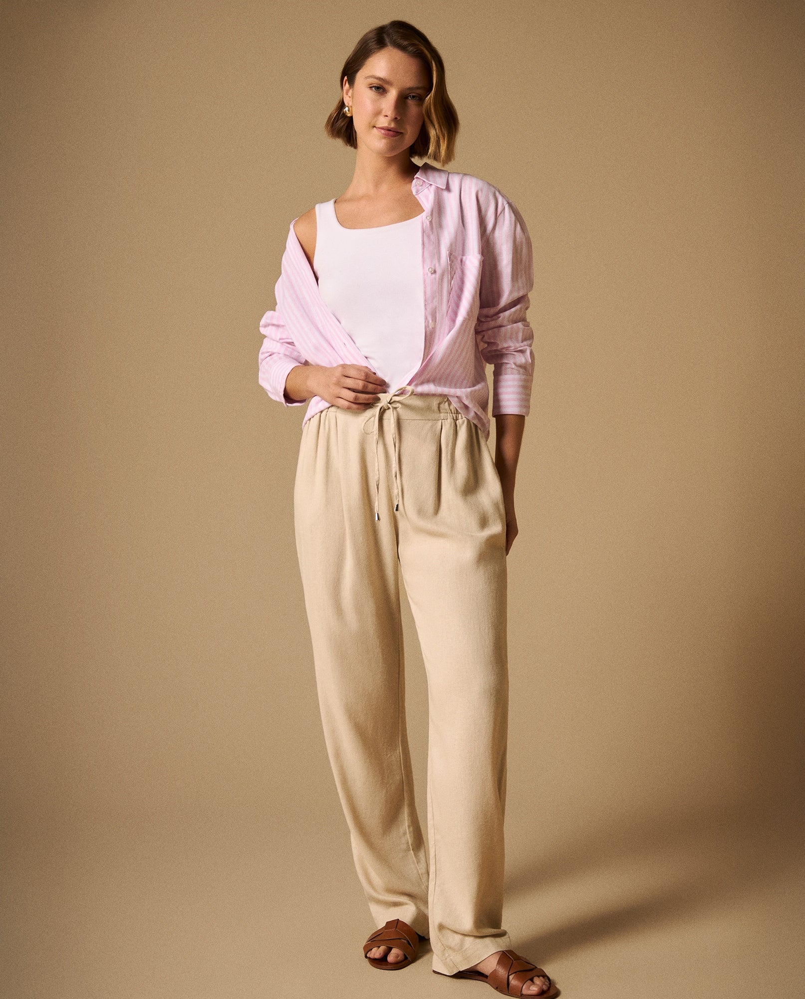 Camisa Rayas con Bordados en Puños - Rosa 34_119G010_ROS142710_5