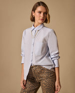 Camisa Azul Claro Manga Larga Premium - Azul
