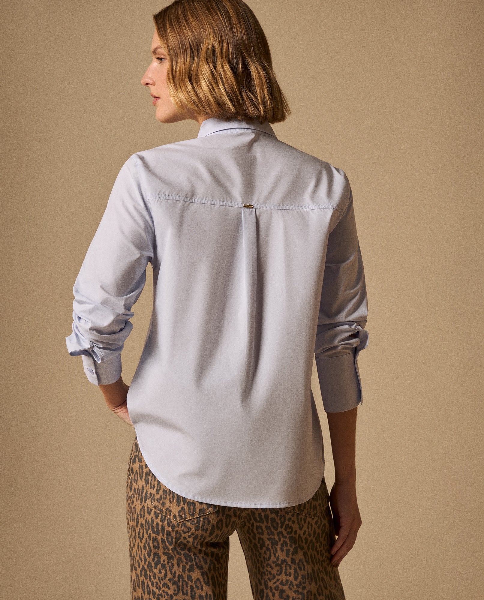 Camisa Azul Claro Manga Larga Premium - Azul 34_119G014_AZU134304_5