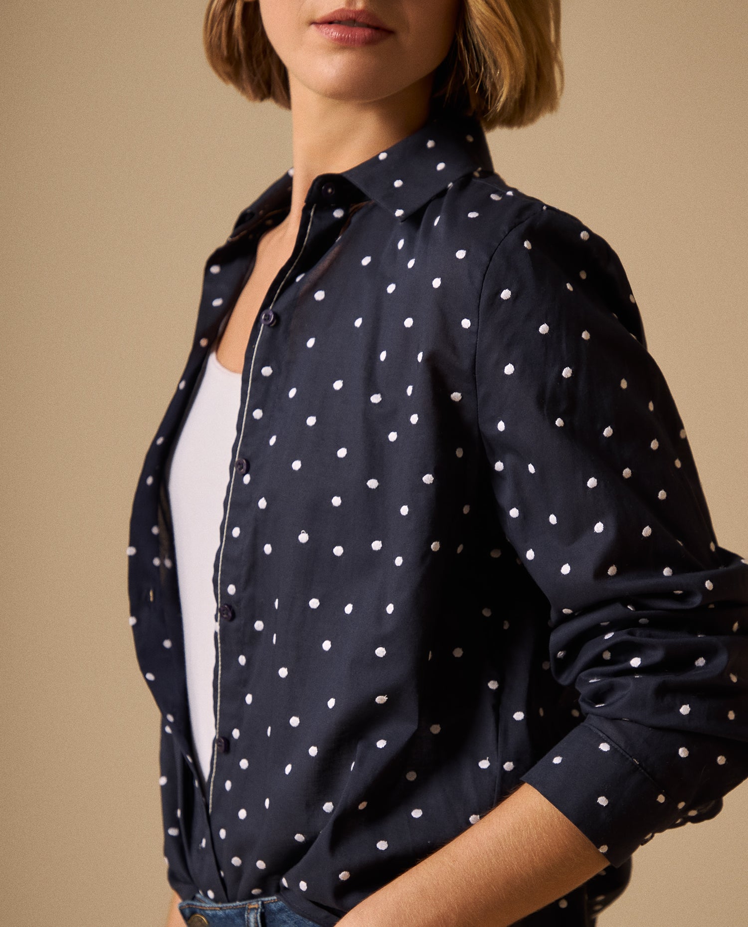 Camisa con Estampado Love Romántico - Azul