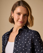Camisa con Estampado Love Romántico - Azul