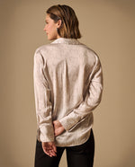 Camisa Texturizada Crudo Grisáceo - Crudo