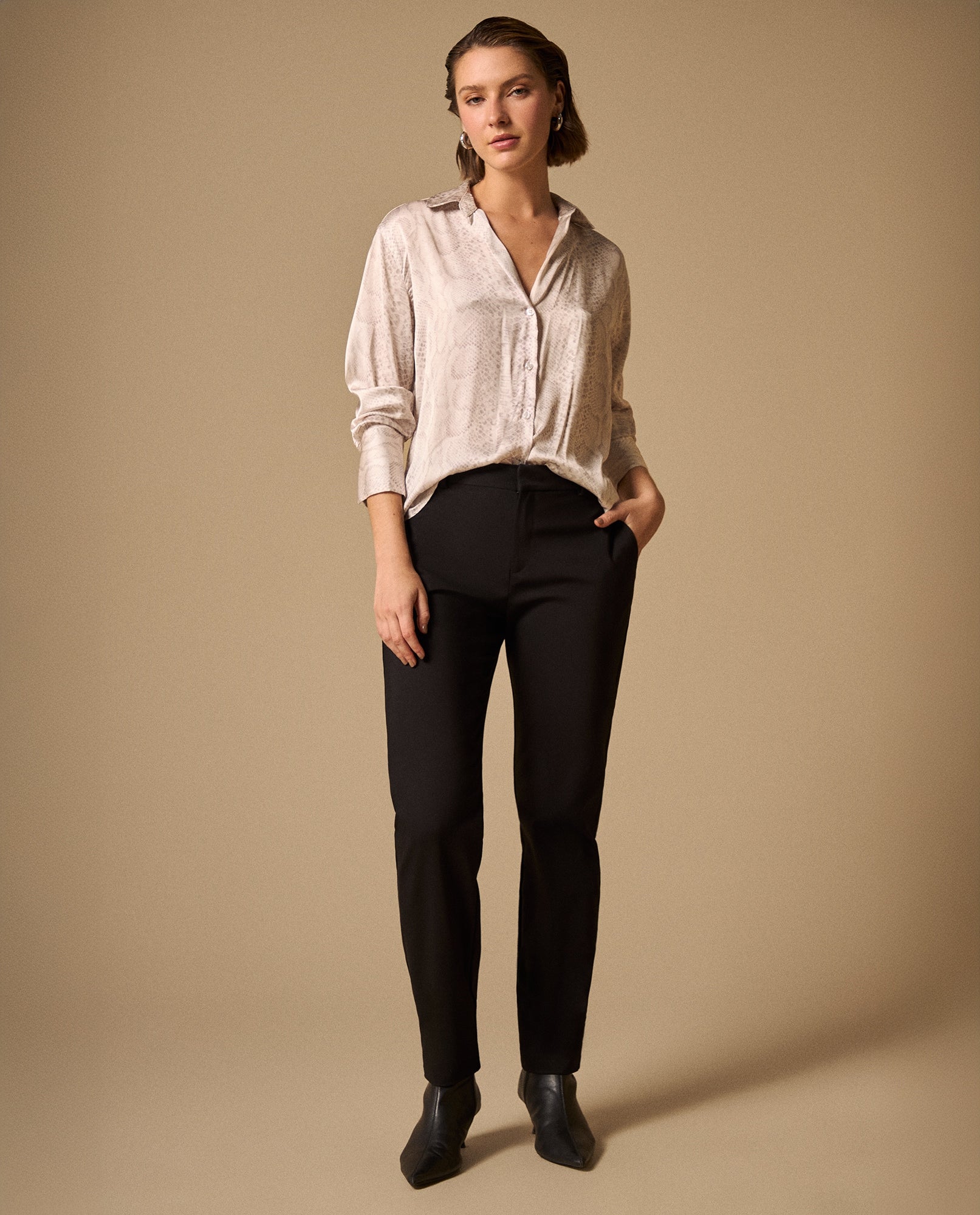 Camisa Texturizada Crudo Grisáceo - Crudo 34_119G700_CRU144002_5