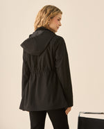 Chaqueta con capucha para mujer - Negro