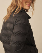 Chaqueta abullonada para mujer - Negro