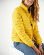 Chaqueta acolchada para mujer - Amarillo