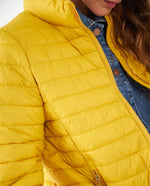 Chaqueta acolchada para mujer - Amarillo