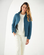 Chaqueta acolchada para mujer - Azul