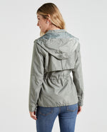Chaqueta con capucha para mujer - Verde