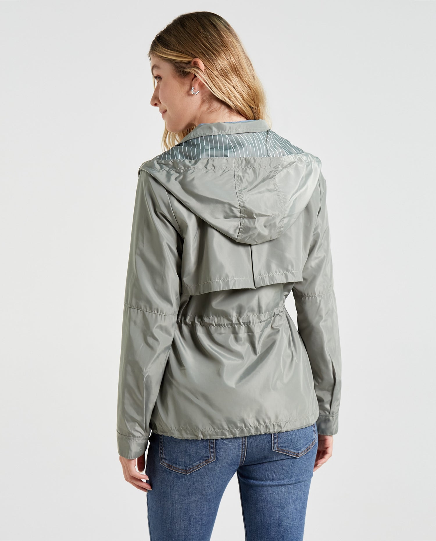 Chaqueta con capucha para mujer - Verde