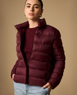 Chaqueta Puffer Roja Acolchada Premium - Morado