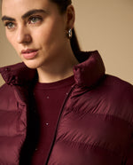 Chaqueta Puffer Roja Acolchada Premium - Morado