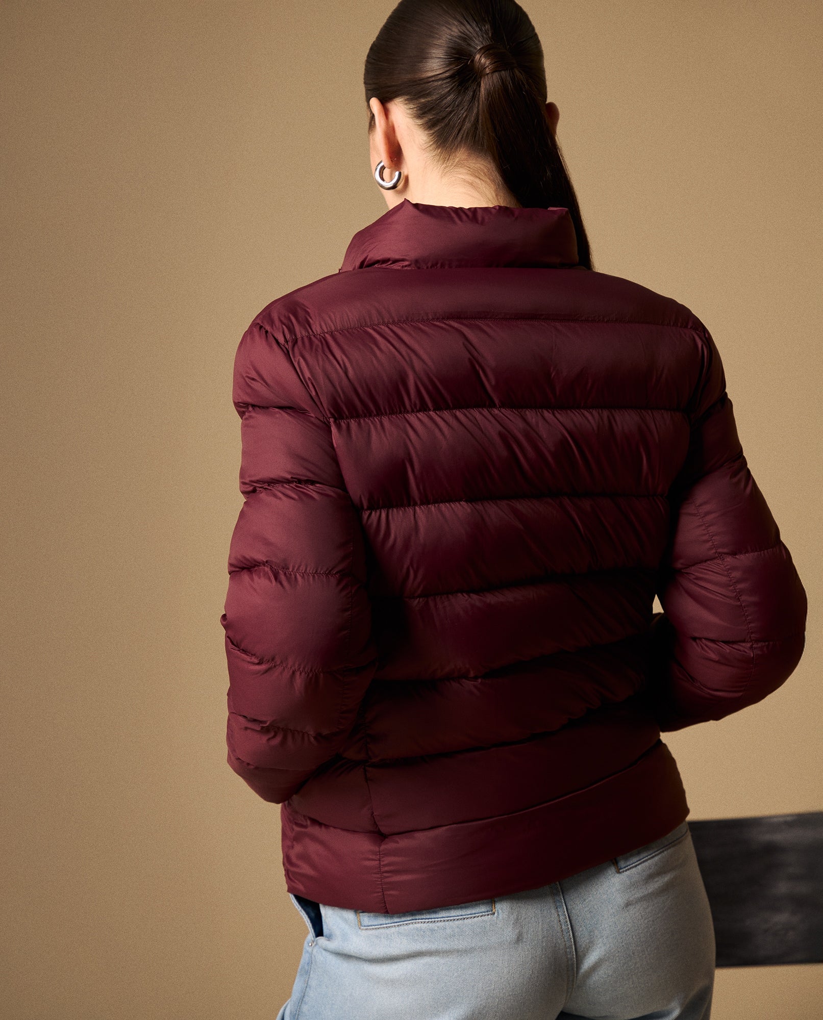 Chaqueta Puffer Roja Acolchada Premium - Morado 34_129G922_MOR191619_5