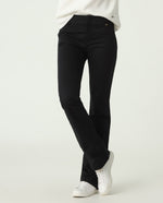 Pantalón Weekend pierna recta con ruedo doblado - Negro