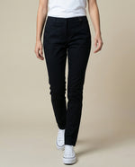 Pantalón tubo weekend corte estilizado - Negro