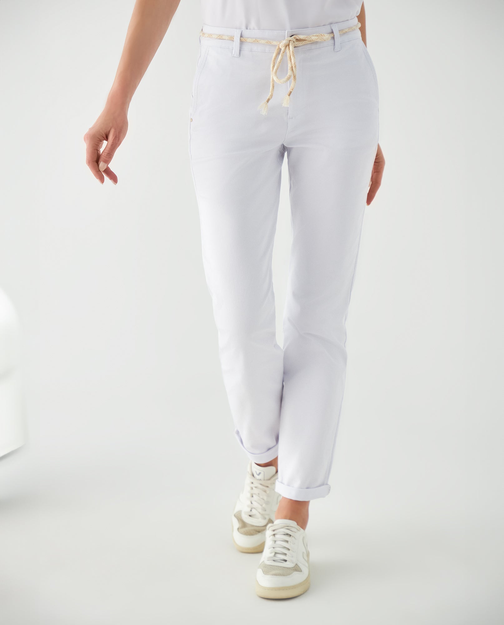 Pantalón chino Weekend fit slim - Blanco 34_1300901_A00958_3