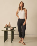 Pantalón elegante bota recta para mujer - Azul