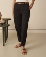 Pantalón elegante bota recta para mujer - Negro