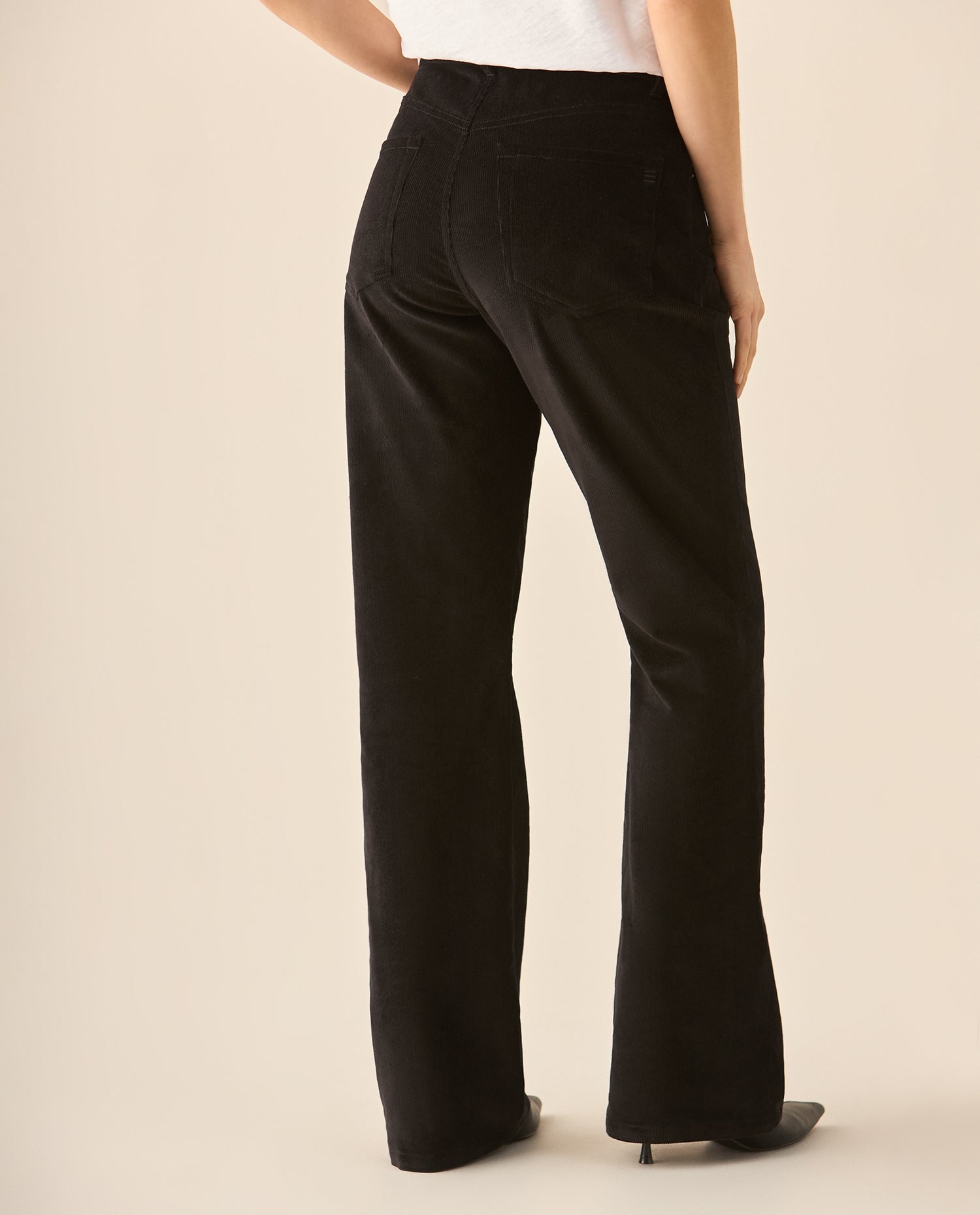 Pantalón Pana Boot Cut - Negro