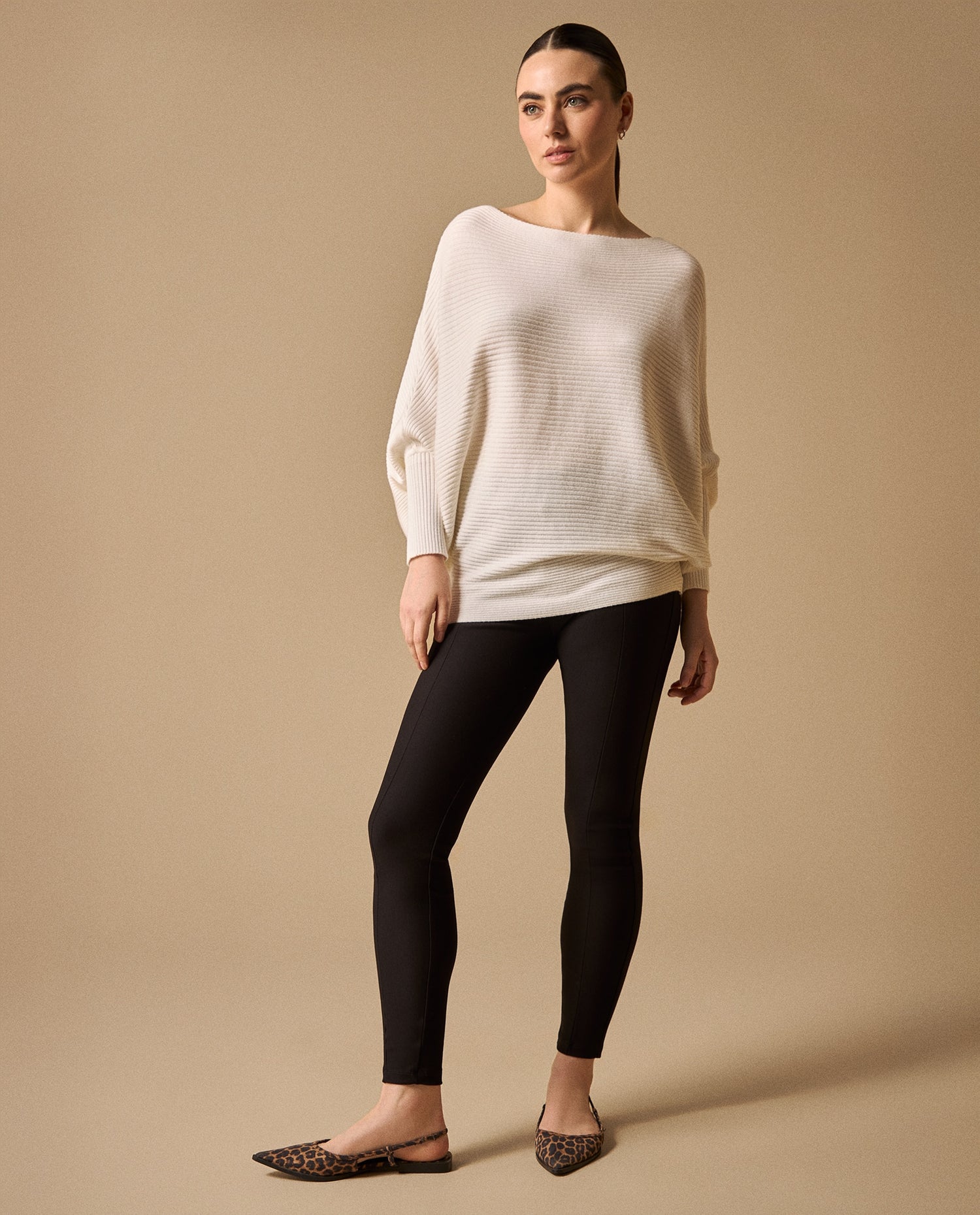 Pantalón tipo legging para mujer  - Negro