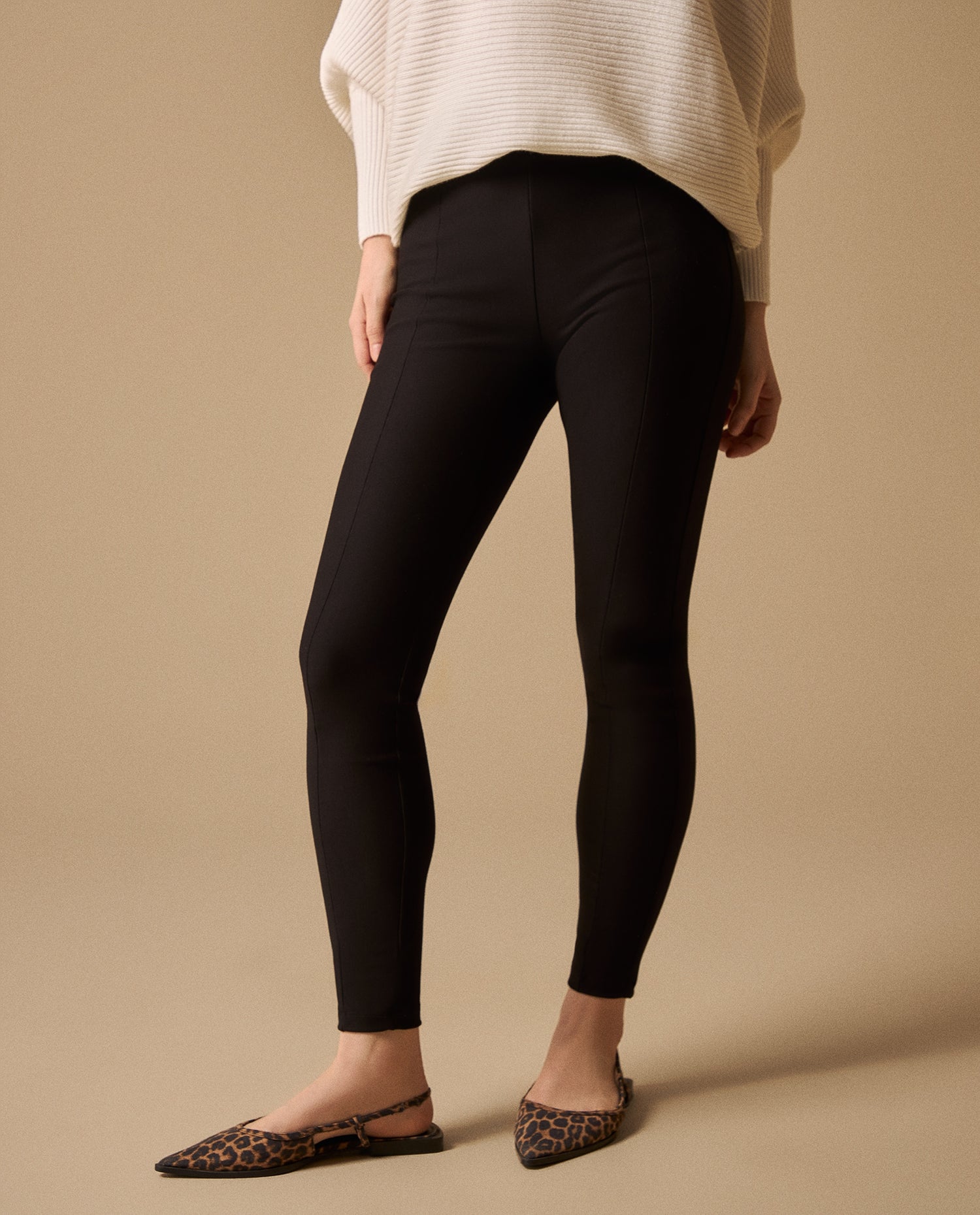 Pantalón tipo legging para mujer  - Negro