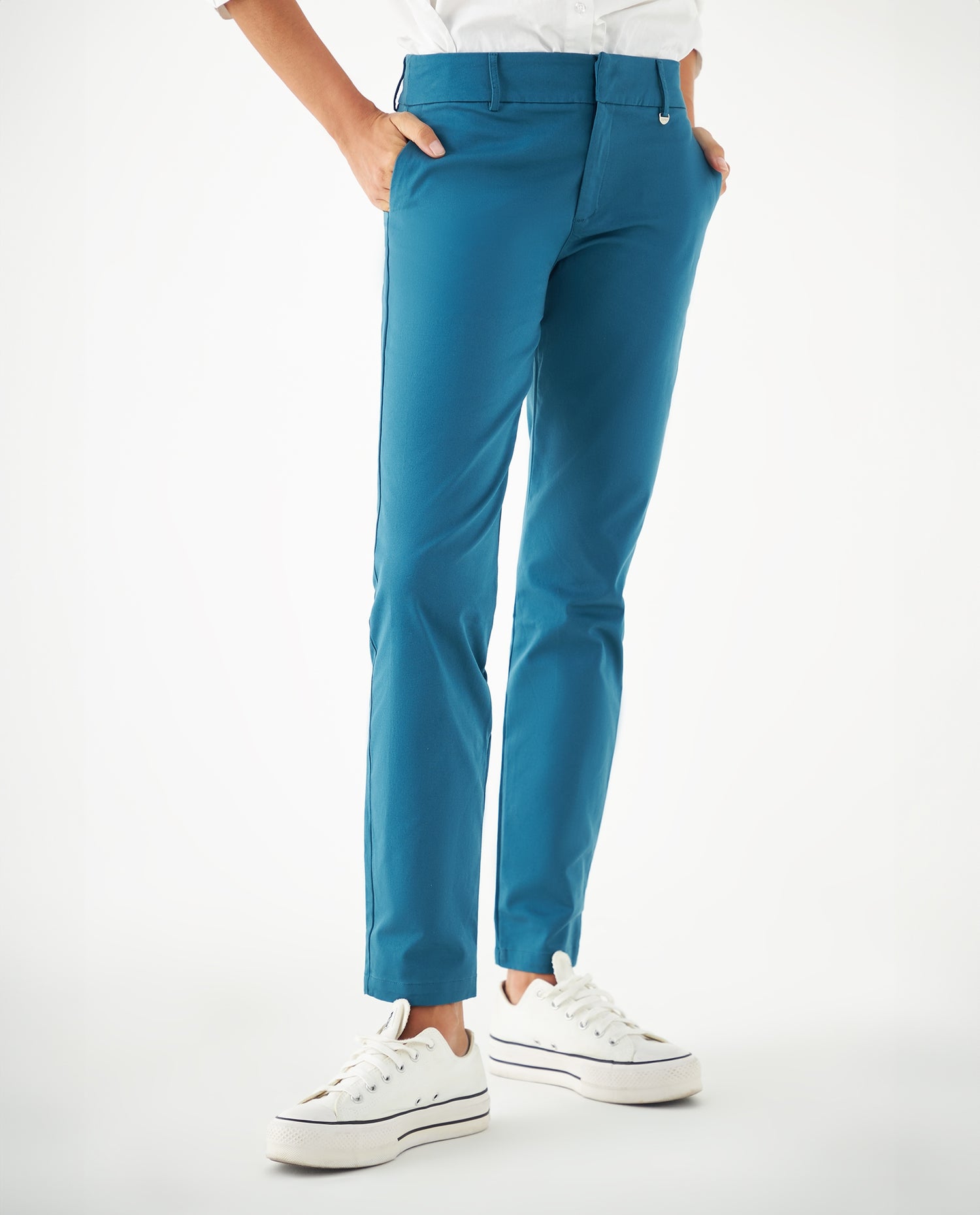 Pantalón clásico para mujer - Azul