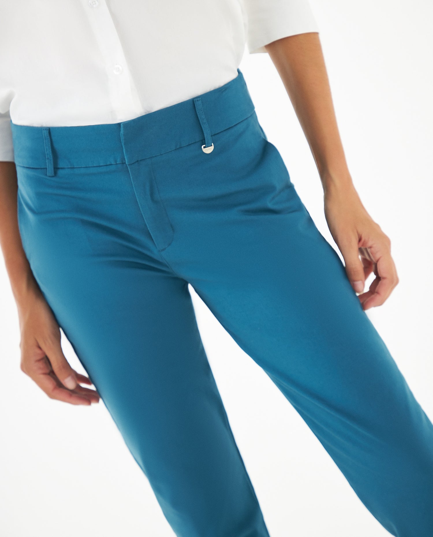 Pantalón clásico para mujer - Azul