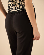 Pantalón de bota recta para mujer - Negro