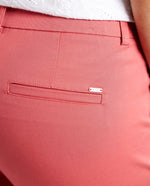 Pantalón con bolsillos diagonales para mujer - Rosa