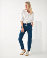 Pantalón tipo chino para mujer - Azul