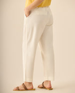 Pantalón bota recta para mujer - Blanco