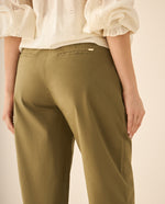 Pantalón bota recta para mujer - Verde