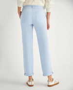 Pantalón de silueta ajustada para mujer - Azul
