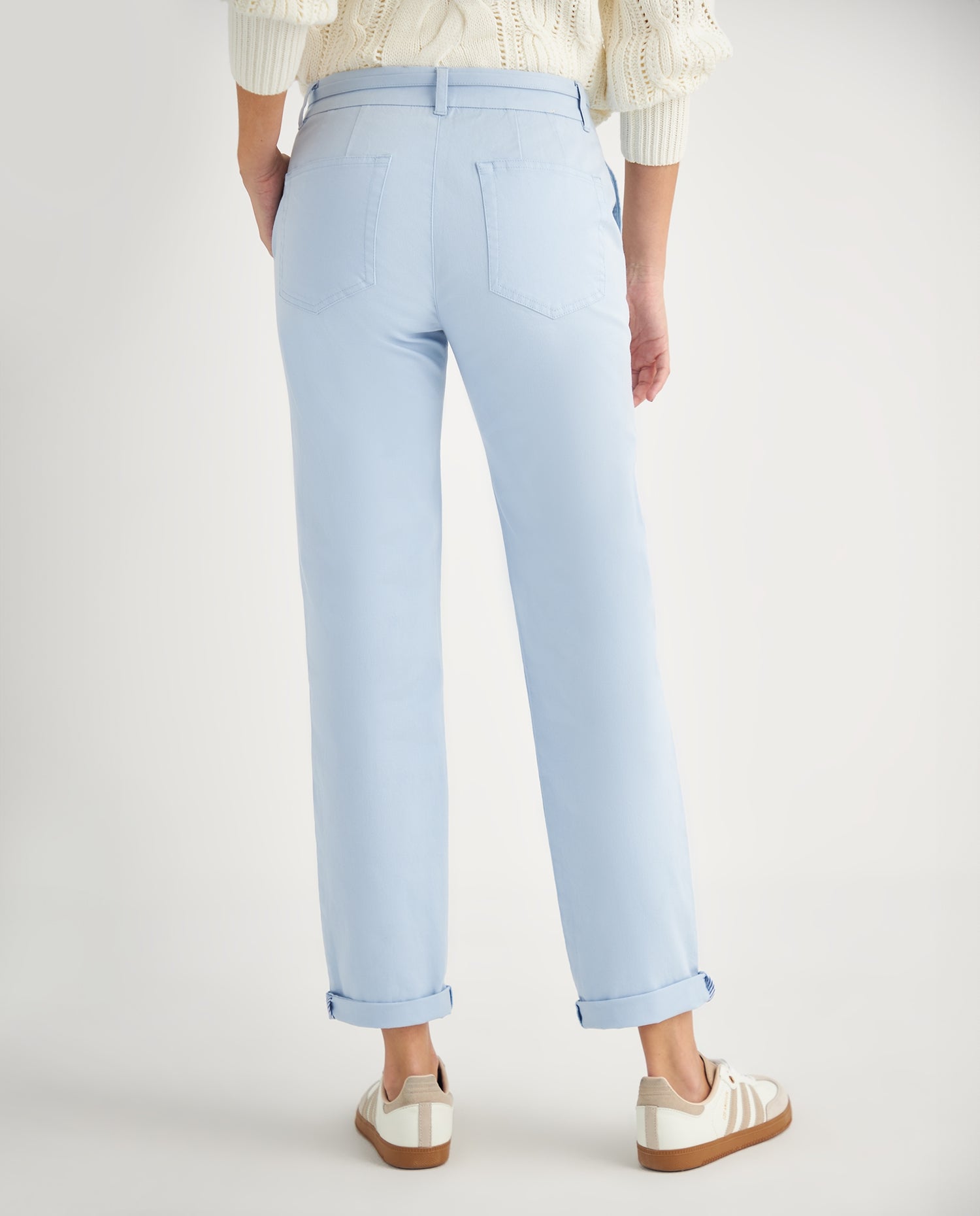 Pantalón de silueta ajustada para mujer - Azul