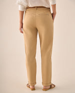 Chino Beige con Cinturón Trenzado - Beige